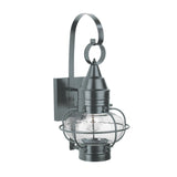 Classic Onion 16'' High 1-Light Outdoor Sconce - Gun Metal 1513-GM-CL Norwell