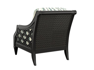 Lexington Bay Club Chair Plush Upholstered Accent Seat with Down Cushion for Modern Living Rooms Blue/Aqua / Green 1514-11-72