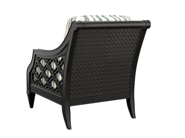 Lexington Bay Club Chair Plush Upholstered Accent Seat with Down Cushion for Modern Living Rooms Blue/Aqua / Green 1514-11-72