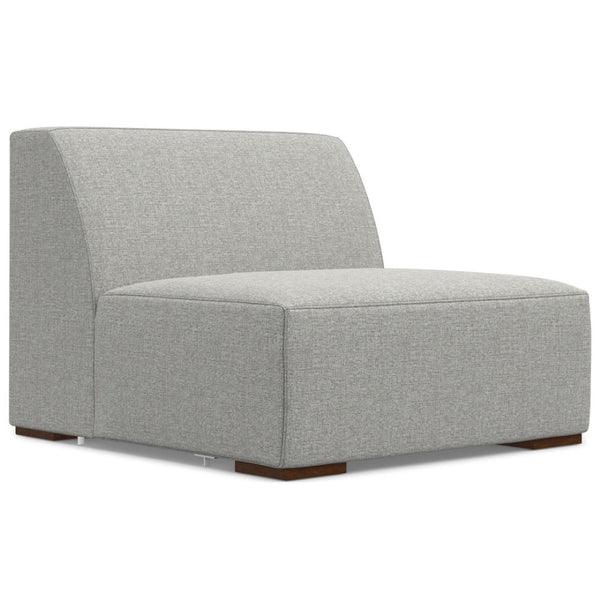 English Elm Rex Modular Corner Sectional with Performance Fabric Seating for Five in Grey B136P199214