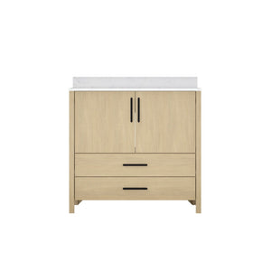 English Elm 24" Freestanding Bathroom Vanity with Countertop Soft Close Storage Melamine Cabinet T3785P442250