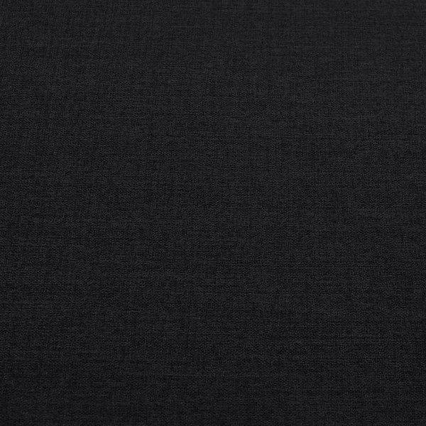 Kimora Black Linen Textured Fabric Chair 151Black-C Meridian Furniture