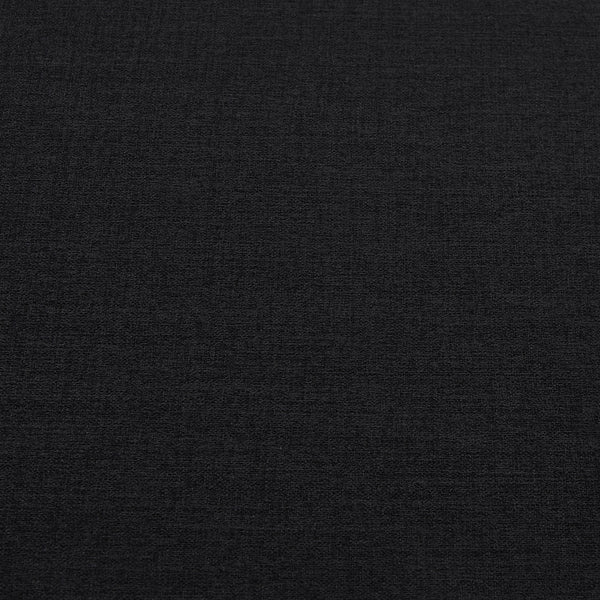 Kimora Black Linen Textured Fabric Sofa 151Black-S Meridian Furniture