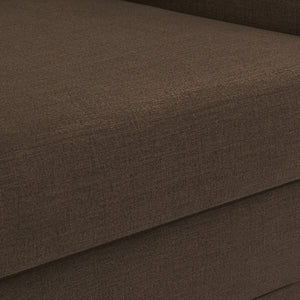 Kimora Brown Linen Textured Fabric Chair 151Brown-C Meridian Furniture