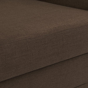 Kimora Brown Linen Textured Fabric Loveseat 151Brown-L Meridian Furniture