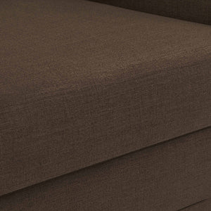 Kimora Brown Linen Textured Fabric Sofa 151Brown-S Meridian Furniture