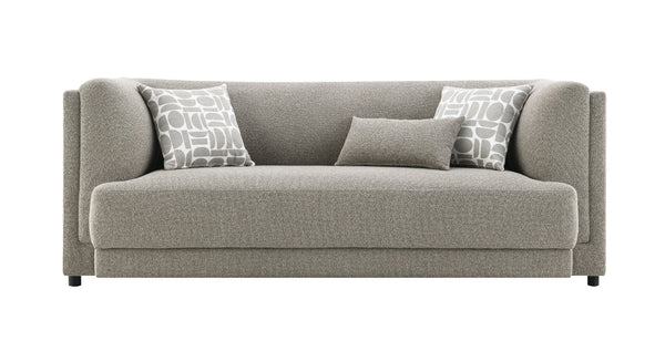 English Elm Glenda Chenille Three Seat Sofa with Pocket Coil Support and Tailored Cushions B2726P418638
