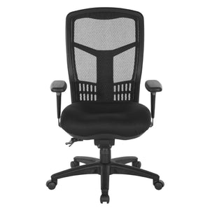 OSP Home Furnishings Progrid® High Back Mesh Office Chair with Lumbar Support and Pneumatic Seat Adjustment 92892-30