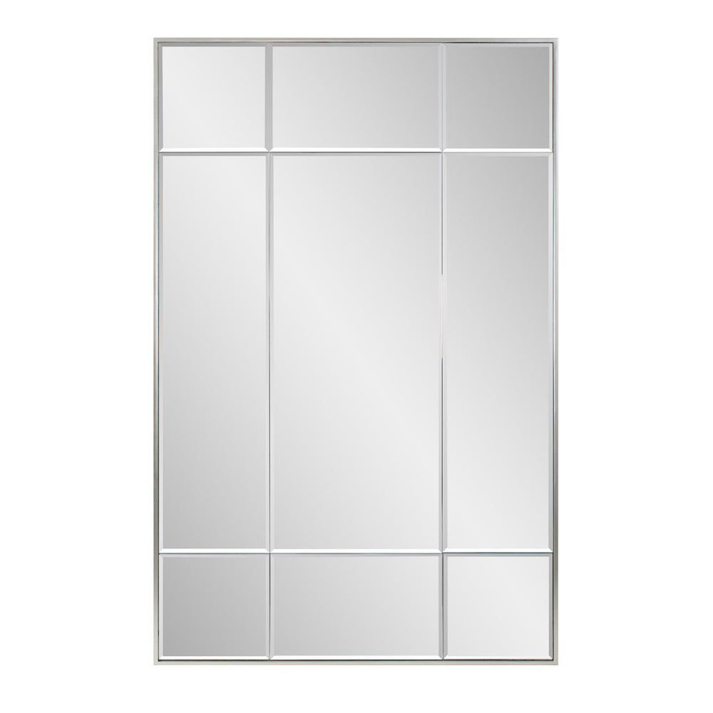 Howard Elliott Knightbridge Versatile Multi Paneled Mirror With Champagne Frame - Elegant Home Decor Accent Piece Silver Mdf,Wood,Glass 15230-howard-elliott