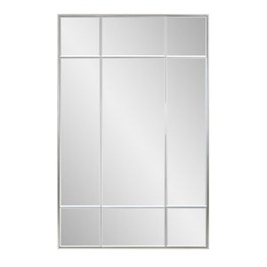 Howard Elliott Knightbridge Versatile Multi Paneled Mirror With Champagne Frame - Elegant Home Decor Accent Piece Silver Mdf,Wood,Glass 15230-howard-elliott