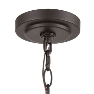 Thomas Lighting Montgomery Three Light Candlestick Chandelier Oil Rubbed Bronze Transitional Ceiling Fixture 1523CH/10