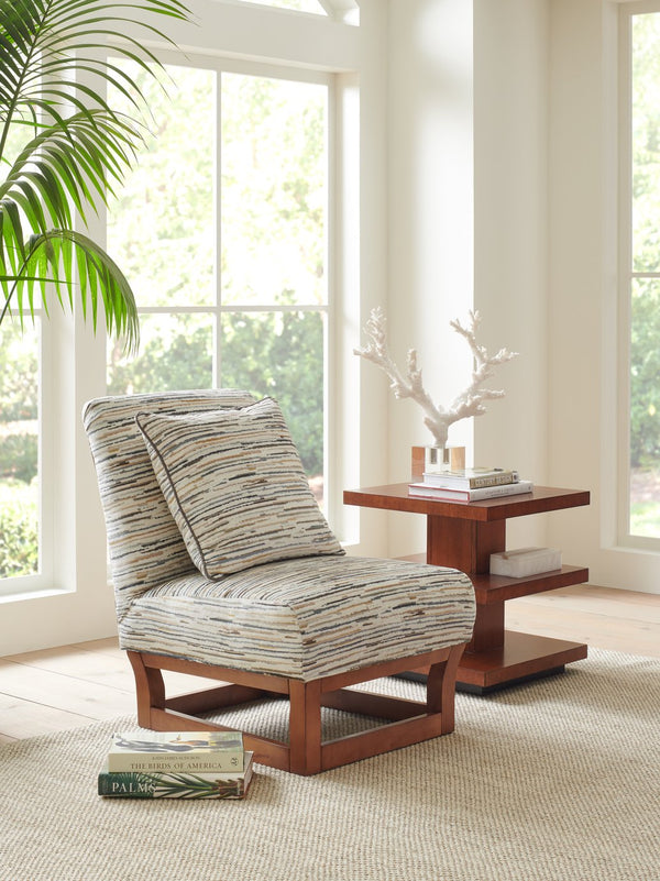 Lexington Tommy Bahama Home Lagoon Lamp Table - Elevate Your Space With Contemporary Island Style And Elegant Floating Shelves Bali  536-952