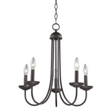 Montgomery 20'' Wide 5-Light Chandelier - Oil Rubbed Bronze 1525CH/10 Thomas