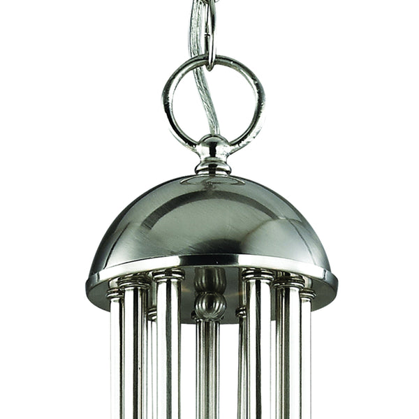 Thomas Lighting Montgomery 9 Light Candlestick Chandelier Brushed Nickel Metal Transitional Dining 1529CH/20