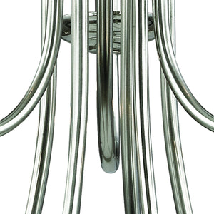 Thomas Lighting Montgomery 9 Light Candlestick Chandelier Brushed Nickel Metal Transitional Dining 1529CH/20