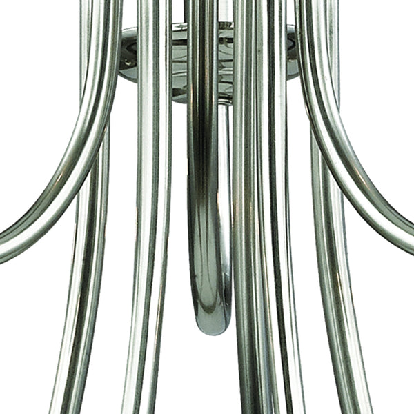 Thomas Lighting Montgomery 9 Light Candlestick Chandelier Brushed Nickel Metal Transitional Dining 1529CH/20