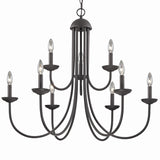 Montgomery 34'' Wide 9-Light Chandelier - Oil Rubbed Bronze 1529CH/10 Thomas