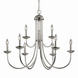 Montgomery 34'' Wide 9-Light Chandelier - Brushed Nickel 1529CH/20 Thomas