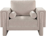 Madeline Beige Chenille Fabric Chair 152Beige-C Meridian Furniture