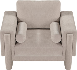 Madeline Beige Chenille Fabric Chair 152Beige-C Meridian Furniture