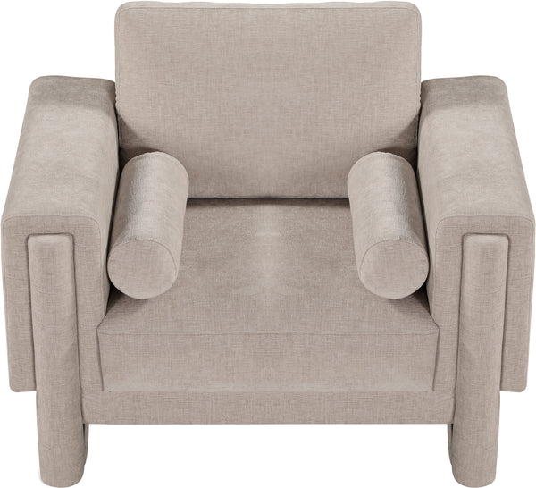 Madeline Beige Chenille Fabric Chair 152Beige-C Meridian Furniture
