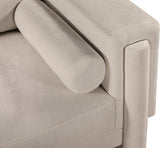 Madeline Beige Chenille Fabric Loveseat 152Beige-L Meridian Furniture