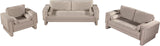 Madeline Beige Chenille Fabric Loveseat 152Beige-L Meridian Furniture