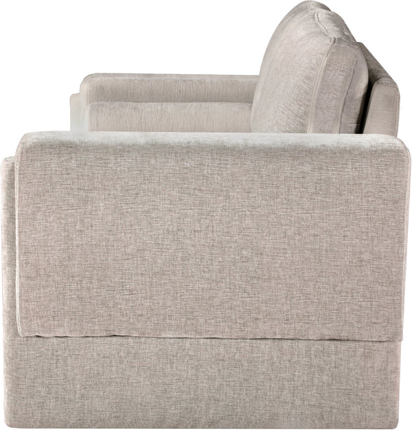 Madeline Beige Chenille Fabric Loveseat 152Beige-L Meridian Furniture