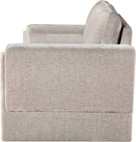 Madeline Beige Chenille Fabric Loveseat 152Beige-L Meridian Furniture