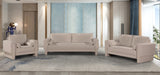 Madeline Beige Chenille Fabric Sofa 152Beige-S Meridian Furniture