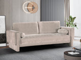 Madeline Beige Chenille Fabric Sofa 152Beige-S Meridian Furniture