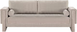 Madeline Beige Chenille Fabric Sofa 152Beige-S Meridian Furniture