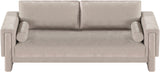 Madeline Beige Chenille Fabric Sofa 152Beige-S Meridian Furniture