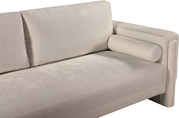Madeline Beige Chenille Fabric Sofa 152Beige-S Meridian Furniture