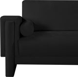 Madeline Black Chenille Fabric Chair 152Black-C Meridian Furniture