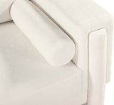 Madeline Cream Chenille Fabric Chair 152Cream-C Meridian Furniture