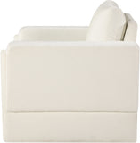 Madeline Cream Chenille Fabric Chair 152Cream-C Meridian Furniture