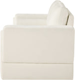 Madeline Cream Chenille Fabric Loveseat 152Cream-L Meridian Furniture