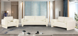 Madeline Cream Chenille Fabric Sofa 152Cream-S Meridian Furniture