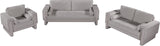 Madeline Grey Chenille Fabric Chair 152Grey-C Meridian Furniture