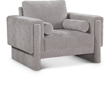 Madeline Grey Chenille Fabric Chair 152Grey-C Meridian Furniture