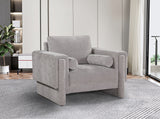 Madeline Grey Chenille Fabric Chair 152Grey-C Meridian Furniture