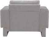 Madeline Grey Chenille Fabric Chair 152Grey-C Meridian Furniture