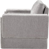 Madeline Grey Chenille Fabric Chair 152Grey-C Meridian Furniture