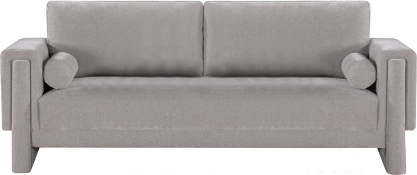 Madeline Grey Chenille Fabric Sofa 152Grey-S Meridian Furniture