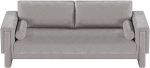 Madeline Grey Chenille Fabric Sofa 152Grey-S Meridian Furniture