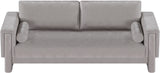 Madeline Grey Chenille Fabric Sofa 152Grey-S Meridian Furniture