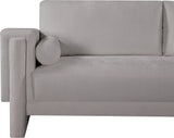 Madeline Grey Chenille Fabric Sofa 152Grey-S Meridian Furniture