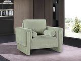 Madeline Mint Chenille Fabric Chair 152Mint-C Meridian Furniture