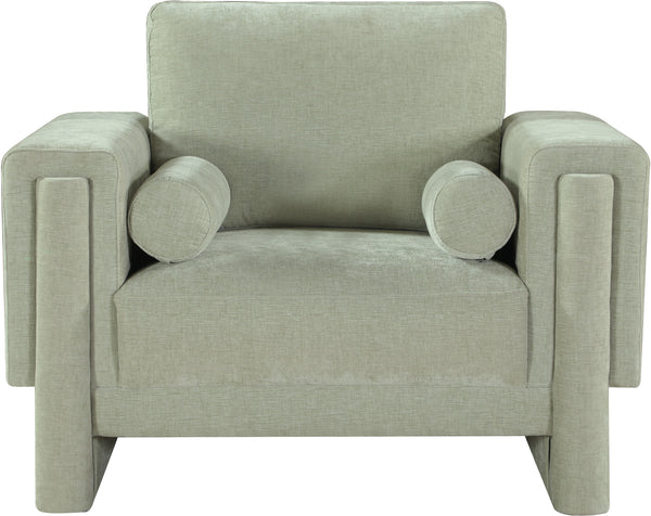 Madeline Mint Chenille Fabric Chair 152Mint-C Meridian Furniture
